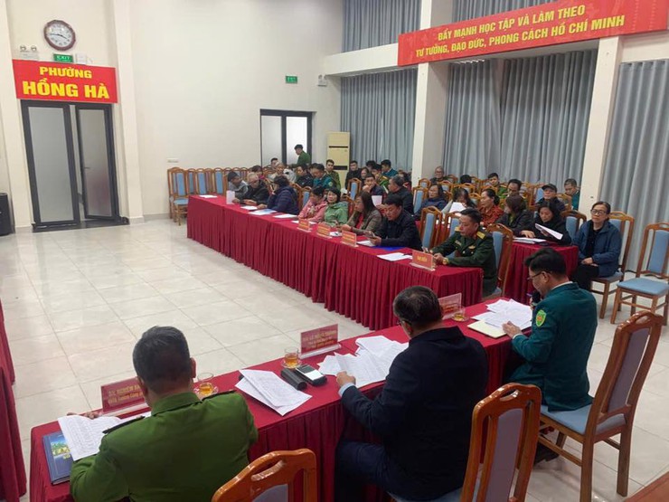 PHƯỜNG HỒNG HÀ TỔ CHỨC HỘI NGHỊ BÌNH CỬ CÔNG DÂN ĐỦ ĐIỀU KIỆN GỌI NHẬP NGŨ NĂM 2026- Ảnh 4.