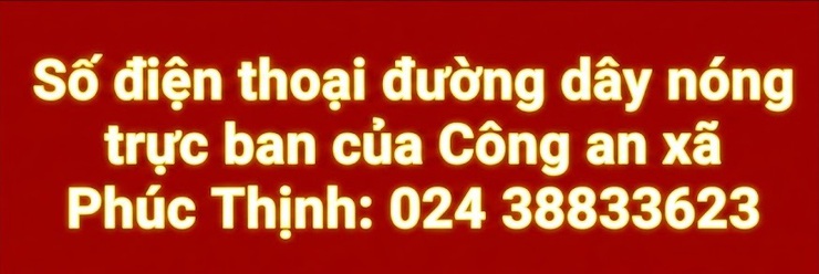NIÊM YẾT CÔNG KHAI SỐ ĐIỆN THOẠI TRỰC BAN CÔNG AN XÃ: "ĐƯỜNG DÂY NÓNG" VÌ BÌNH YÊN CUỘC SỐNG NHÂN DÂN- Ảnh 1.