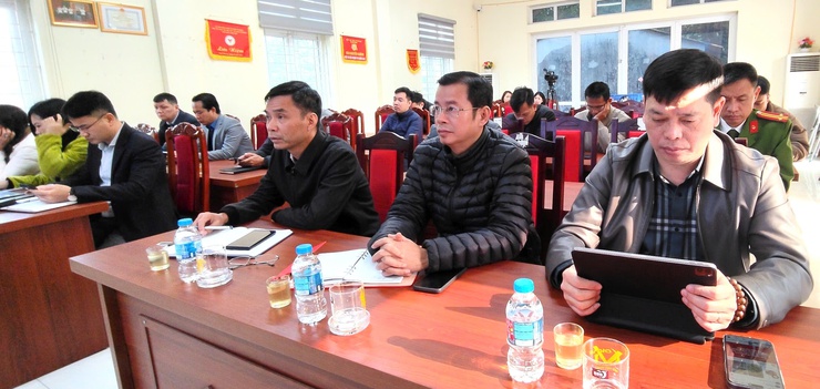 Xã Đoài Phương tham dự Hội nghị phổ biến pháp luật về bầu cử- Ảnh 1.