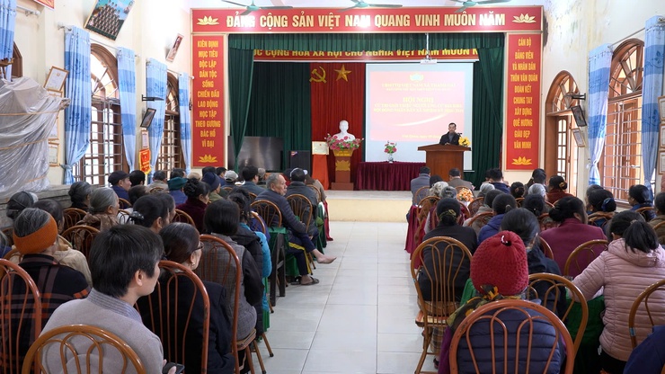 Thôn Văn Quán tổ chức hội nghị cử tri giới thiệu người ứng cử đại biểu HĐND xã nhiệm kỳ 2026–2031- Ảnh 1.