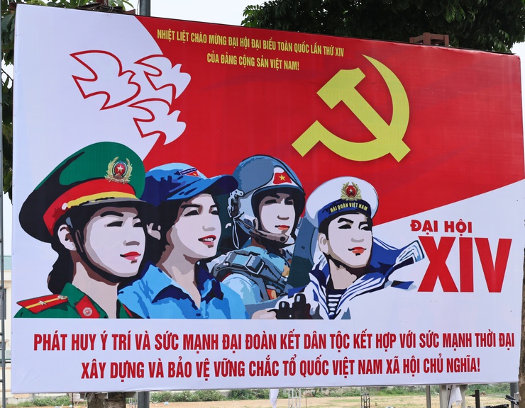 Xã Quảng Bị trang trí cổ động trực quan rực rỡ chào mừng Đại hội đại biểu toàn quốc lần thứ XIV của Đảng- Ảnh 3.