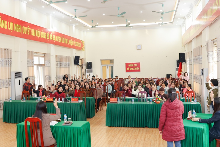 Hội nghị Ban Chấp hành Hội LHPN xã Đại Xuyên mở rộng- Ảnh 2.