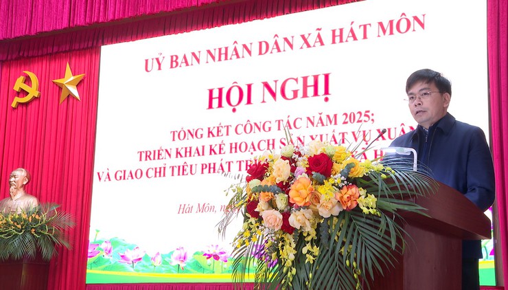 UBND xã tổng kết công tác năm 2025, triển khai nhiệm vụ năm 2026- Ảnh 5.