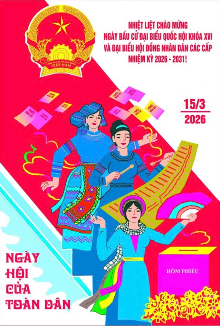 CUỘC BẦU CỬ QUỐC HỘI KHÓA XVI VÀ HỘI ĐỒNG NHÂN DÂN CÁC CẤP NHIỆM KỲ 2026-2031: NGÀY HỘI CHÍNH TRỊ CỦA TOÀN DÂN- Ảnh 3.