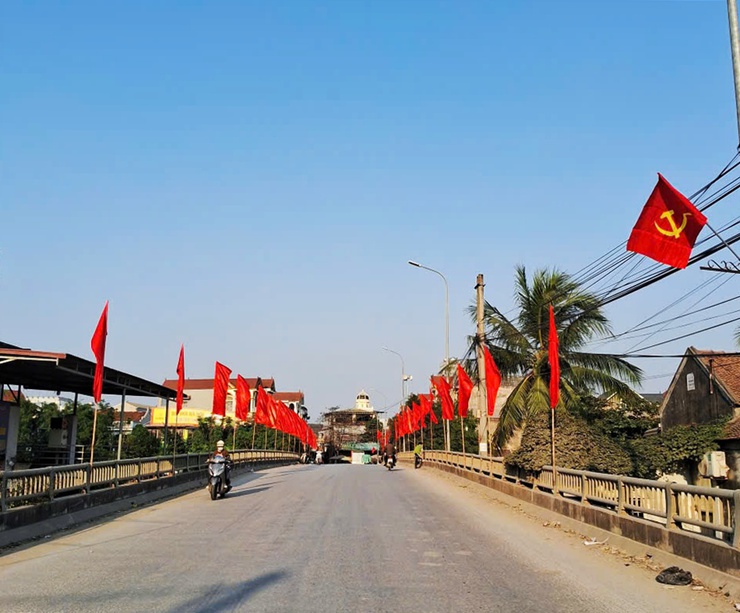 Xã Quảng Bị trang trí cổ động trực quan rực rỡ chào mừng Đại hội đại biểu toàn quốc lần thứ XIV của Đảng- Ảnh 7.