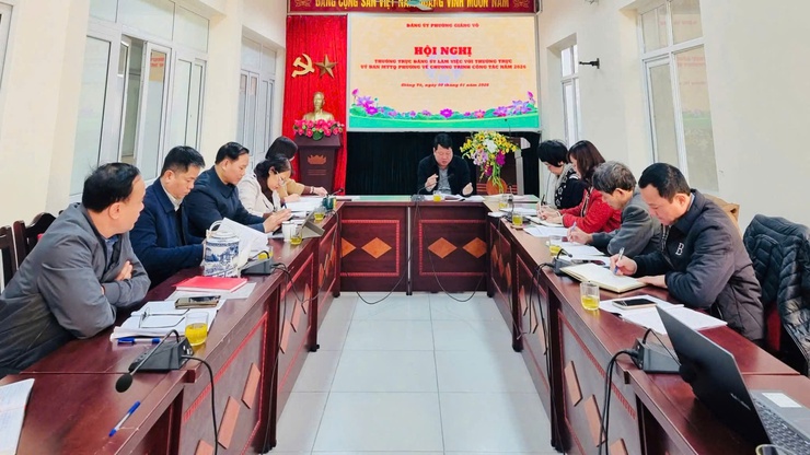 Thường trực Đảng ủy làm việc với Ủy ban Mặt trận Tổ quốc và các đoàn thể chính trị - xã hội phường về kế hoạch công tác năm 2026- Ảnh 1.