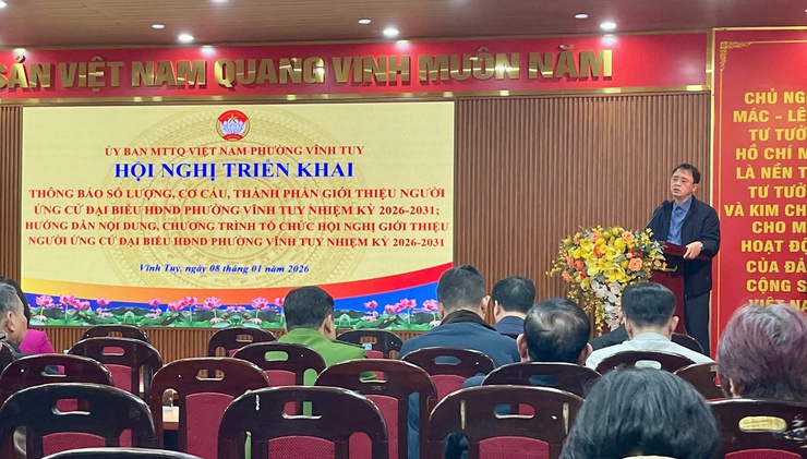 Phường Vĩnh Tuy: Triển khai thông báo số lượng, cơ cấu giới thiệu người ứng cử đại biểu HĐND nhiệm kỳ 2026 – 2031- Ảnh 3.