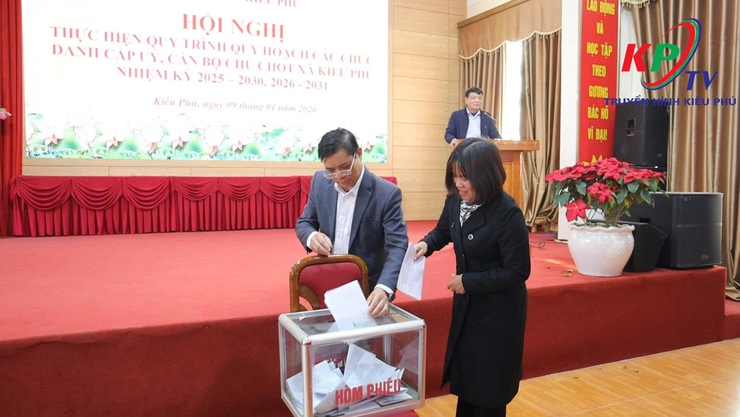 Kiều Phú tổ chức hội nghị thực hiện quy trình quy hoạch các chức danh cấp ủy, cán bộ chủ chốt xã nhiệm kỳ 2025–2030 và 2026–2031- Ảnh 10.