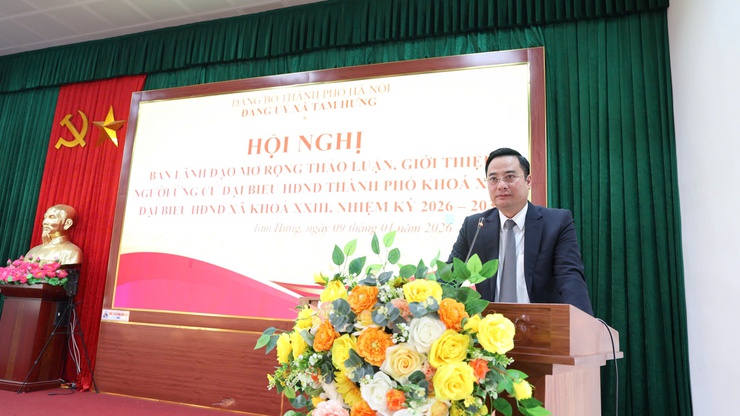 Đảng ủy xã Tam Hưng tổ chức hội nghị giới thiệu người ứng cử đại biểu HĐND Thành phố và đại biểu HĐND xã nhiệm kỳ 2026-2031- Ảnh 5.
