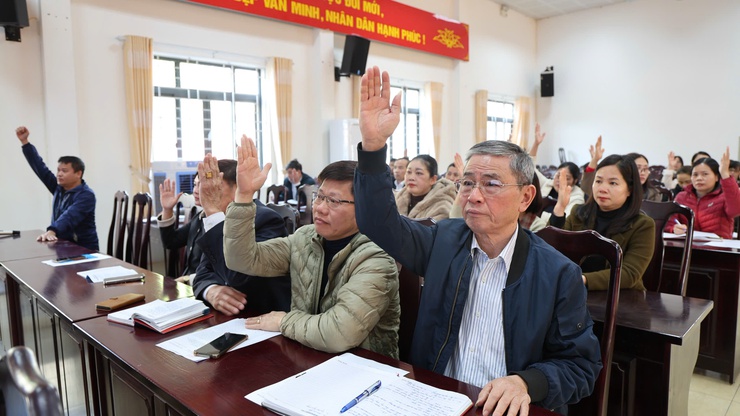 Đảng ủy xã Tam Hưng tổ chức hội nghị giới thiệu người ứng cử đại biểu HĐND Thành phố và đại biểu HĐND xã nhiệm kỳ 2026-2031- Ảnh 3.