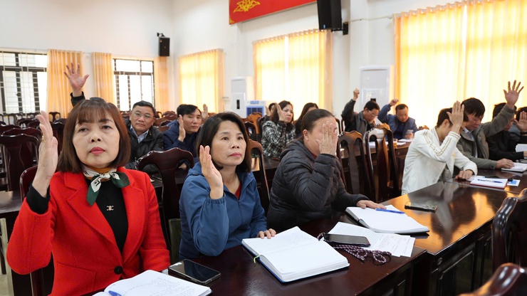 Đảng ủy xã Tam Hưng tổ chức hội nghị giới thiệu người ứng cử đại biểu HĐND Thành phố và đại biểu HĐND xã nhiệm kỳ 2026-2031- Ảnh 4.