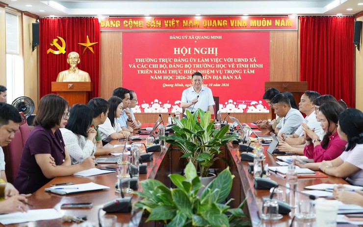 Quang Minh tập trung nâng cao chất lượng giáo dục ngay từ đầu năm học mới - Ảnh 4.