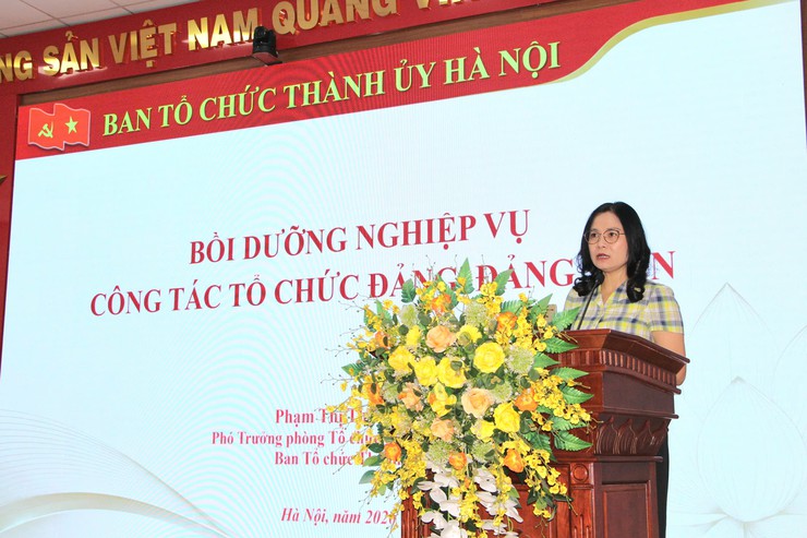 Xã Phú Nghĩa tổ chức hội nghị hướng dẫn nghiệp vụ công tác đảng viên, công tác sinh hoạt chi bộ năm 2026 - Ảnh 6.