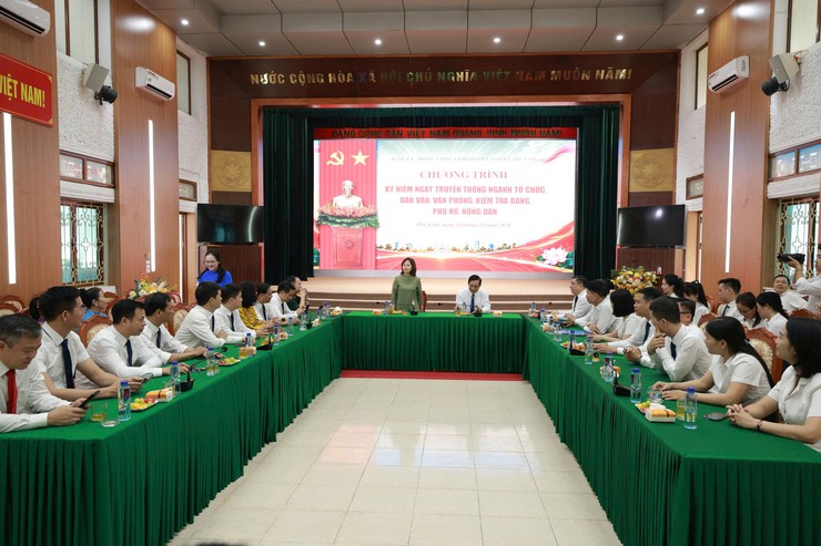 XÃ THƯ LÂM TỔ CHỨC CHƯƠNG TRÌNH KỶ NIỆM NGÀY TRUYỀN THỐNG NGÀNH TỔ CHỨC, DÂN VẬN, VĂN PHÒNG, KIỂM TRA ĐẢNG, PHỤ NỮ, NÔNG DÂN - Ảnh 1.