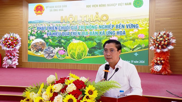 ỨNG HÒA TỔ CHỨC HỘI THẢO PHÁT TRIỂN CHUỖI GIÁ TRỊ NÔNG NGHIỆP BỀN VỮNG, HIỆU QUẢ - Ảnh 10.