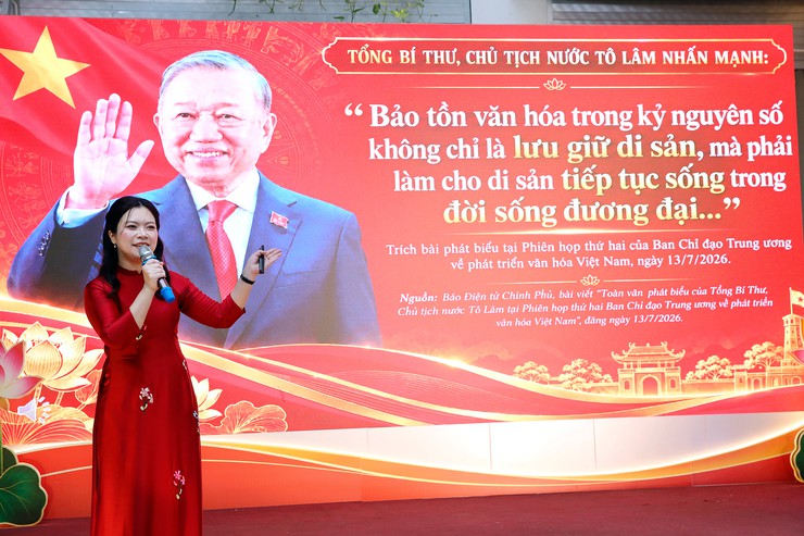Phường Thanh Xuân đổi mới giảng dạy nội dung giáo dục địa phương, lan tỏa giá trị di sản qua học liệu số - Ảnh 7.