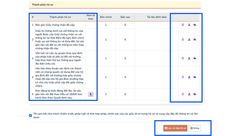 Muốn nộp hồ sơ online thủ tục Đính chính Giấy chứng nhận đã cấp đối với trường hợp thuộc thẩm quyền cấp Giấy chứng nhận của Ủy Ban Nhân Dân cấp xã có được không? - Ảnh 7.