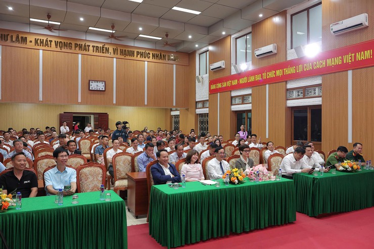 THƯ LÂM GẶP MẶT, BIỂU DƯƠNG DOANH NGHIỆP, DOANH NHÂN TIÊU BIỂU - Ảnh 1.