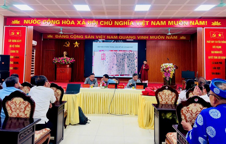 Nam Phù: Tìm hướng bảo tồn, phát huy giá trị đình trung trong nhịp phát triển mới - Ảnh 1.