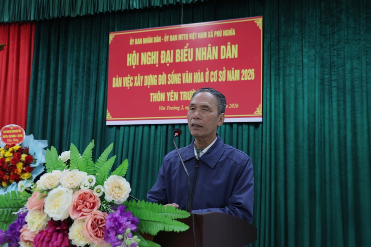 Thôn Yên Trường 2: Năm 2026 quyết tâm giữ vững danh hiệu “Thôn văn hóa”- Ảnh 7.