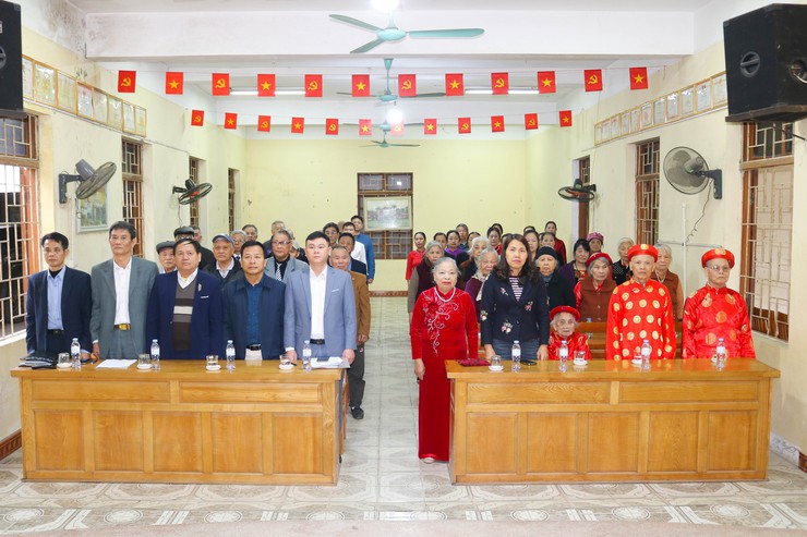 Rộn ràng lễ mừng thọ Xuân Bính Ngọ tại thôn Thạch Thán 1 và Thạch Thán 2- Ảnh 1.