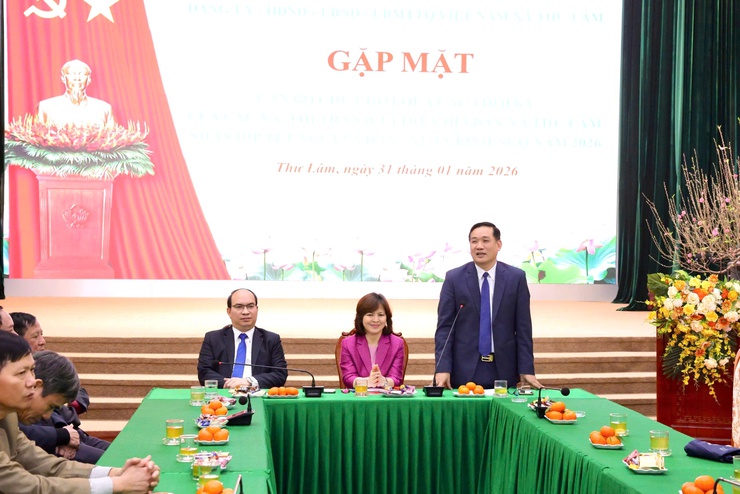 ĐẢNG ỦY - HĐND - UBND – UBMTTQ VIỆT NAM XÃ THƯ LÂM GẶP MẶT CÁN BỘ CHỦ CHỐT QUA CÁC THỜI KỲ NHÂN DỊP XUÂN BÍNH NGỌ 2026- Ảnh 10.