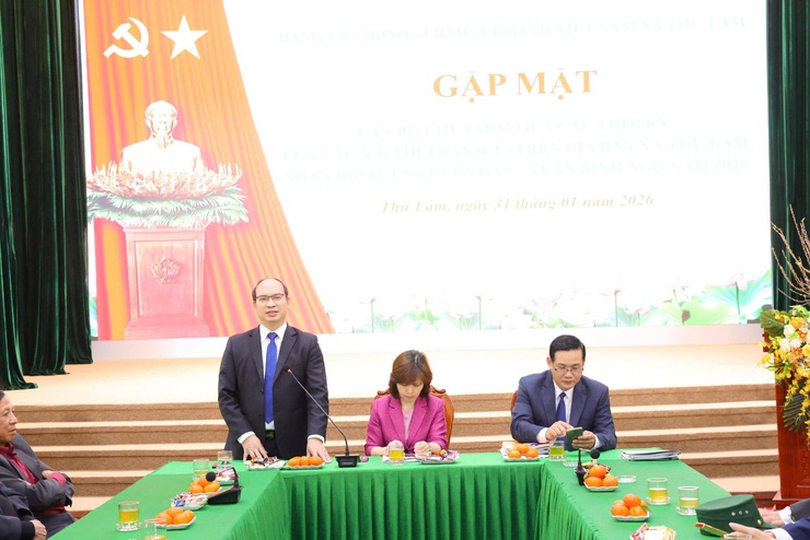 ĐẢNG ỦY - HĐND - UBND – UBMTTQ VIỆT NAM XÃ THƯ LÂM GẶP MẶT CÁN BỘ CHỦ CHỐT QUA CÁC THỜI KỲ NHÂN DỊP XUÂN BÍNH NGỌ 2026- Ảnh 13.