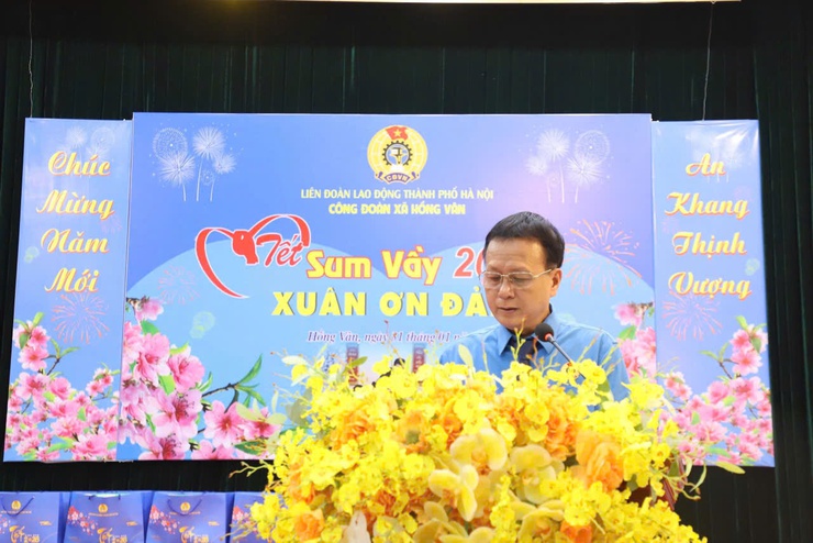 Ấm áp chương trình “Tết Sum vầy - Xuân ơn Đảng” của công đoàn xã Hồng Vân- Ảnh 5.