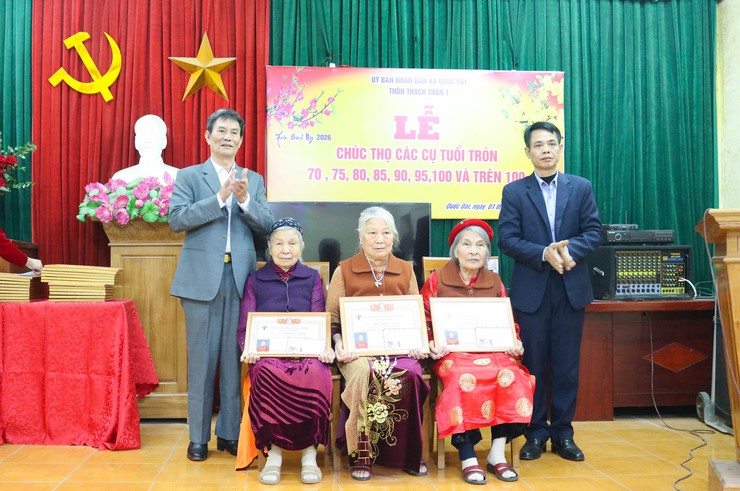 Rộn ràng lễ mừng thọ Xuân Bính Ngọ tại thôn Thạch Thán 1 và Thạch Thán 2- Ảnh 5.