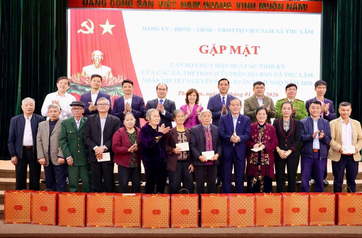 ĐẢNG ỦY - HĐND - UBND – UBMTTQ VIỆT NAM XÃ THƯ LÂM GẶP MẶT CÁN BỘ CHỦ CHỐT QUA CÁC THỜI KỲ NHÂN DỊP XUÂN BÍNH NGỌ 2026- Ảnh 20.