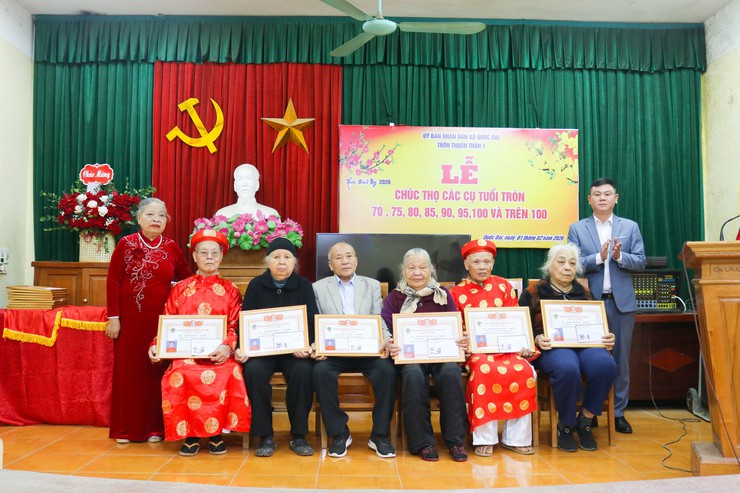 Rộn ràng lễ mừng thọ Xuân Bính Ngọ tại thôn Thạch Thán 1 và Thạch Thán 2- Ảnh 6.