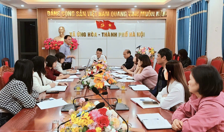 UBND XÃ ỨNG HÒA NGHE BÁO CÁO TRIỂN KHAI CÔNG TÁC KHUYẾN NÔNG NĂM 2026.- Ảnh 1.