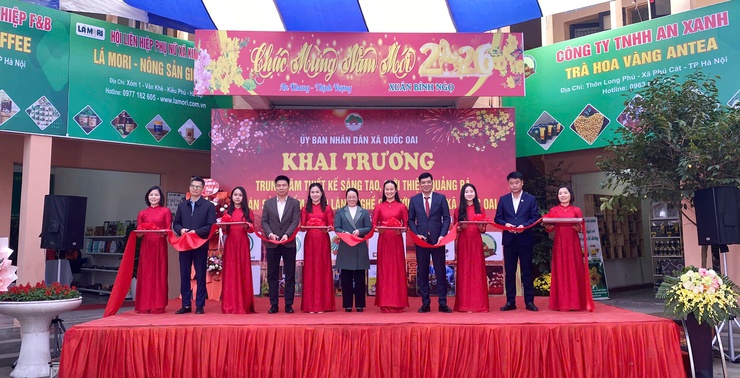 Quốc Oai khai trương Trung tâm thiết kế sáng tạo OCOP – Đưa tinh hoa làng nghề gắn kết du lịch bền vững- Ảnh 5.