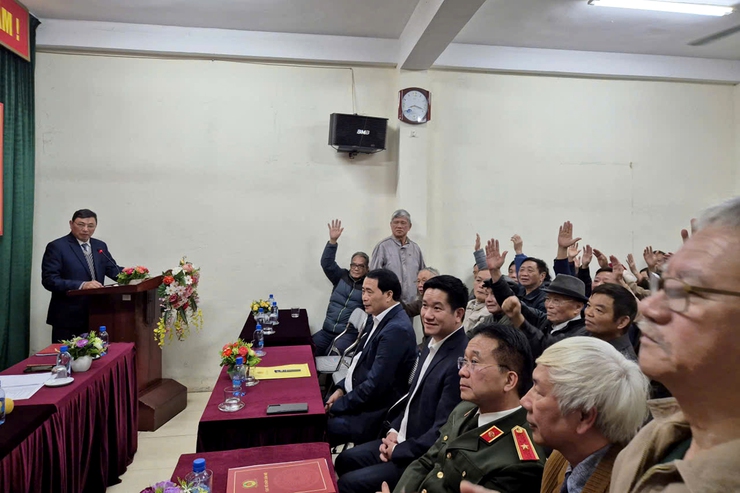 Phường Thanh Xuân hoàn thành tổ chức hội nghị lấy ý kiến cử tri nơi cư trú đối với người được giới thiệu ứng cử đại biểu Quốc hội và đại biểu HĐND các cấp nhiệm kỳ 2026-2031- Ảnh 6.