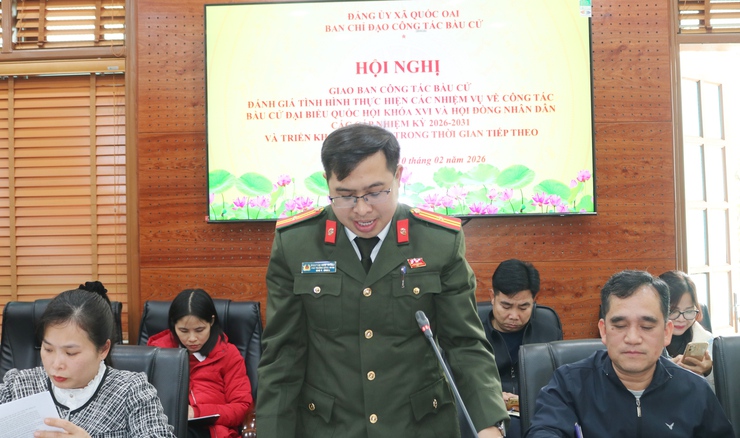 Xã Quốc Oai triển khai đồng bộ, đúng tiến độ công tác chuẩn bị bầu cử Đại biểu Quốc hội khóa XVI và HĐND các cấp- Ảnh 12.