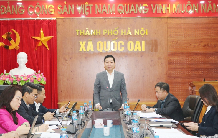 Xã Quốc Oai triển khai đồng bộ, đúng tiến độ công tác chuẩn bị bầu cử Đại biểu Quốc hội khóa XVI và HĐND các cấp- Ảnh 14.