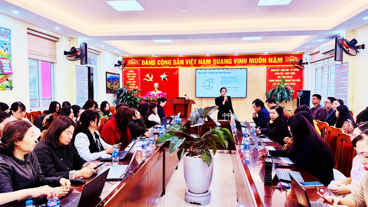 Trường Tiểu học Hoàng Liệt đổi mới phương pháp giáo dục thông qua STEM, góp phần tạo động lực và phát triển năng lực giáo viên tiểu học- Ảnh 2.