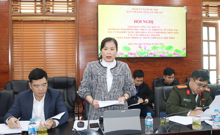 Xã Quốc Oai triển khai đồng bộ, đúng tiến độ công tác chuẩn bị bầu cử Đại biểu Quốc hội khóa XVI và HĐND các cấp- Ảnh 4.