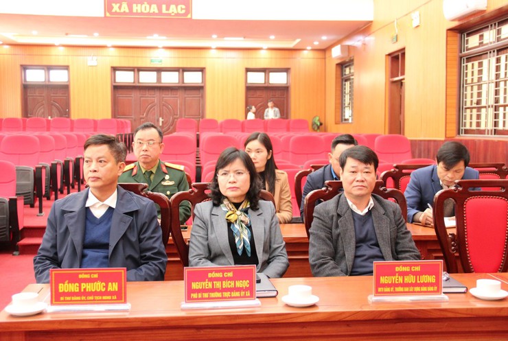 HỘI NGHỊ HIỆP THƯƠNG LẦN THỨ BA LẬP DANH SÁCH
NGƯỜI ỨNG CỬ ĐẠI BIỂU HĐND XÃ HÒA LẠC
NHIỆM KỲ 2026 – 2031
- Ảnh 3.