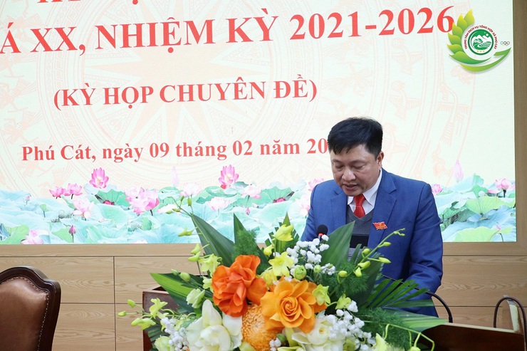 HĐND xã Phú Cát tổ chức kỳ họp thứ Tư (kỳ họp chuyên đề) khóa XX- Ảnh 4.