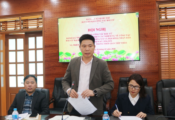 Xã Quốc Oai triển khai đồng bộ, đúng tiến độ công tác chuẩn bị bầu cử Đại biểu Quốc hội khóa XVI và HĐND các cấp- Ảnh 5.