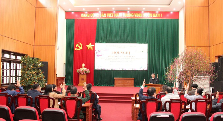 HỘI NGHỊ HIỆP THƯƠNG LẦN THỨ BA LẬP DANH SÁCH
NGƯỜI ỨNG CỬ ĐẠI BIỂU HĐND XÃ HÒA LẠC
NHIỆM KỲ 2026 – 2031
- Ảnh 4.