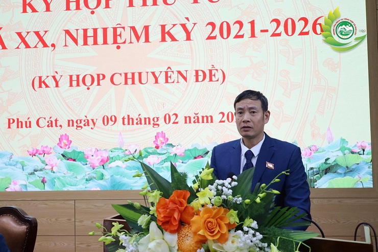 HĐND xã Phú Cát tổ chức kỳ họp thứ Tư (kỳ họp chuyên đề) khóa XX- Ảnh 6.