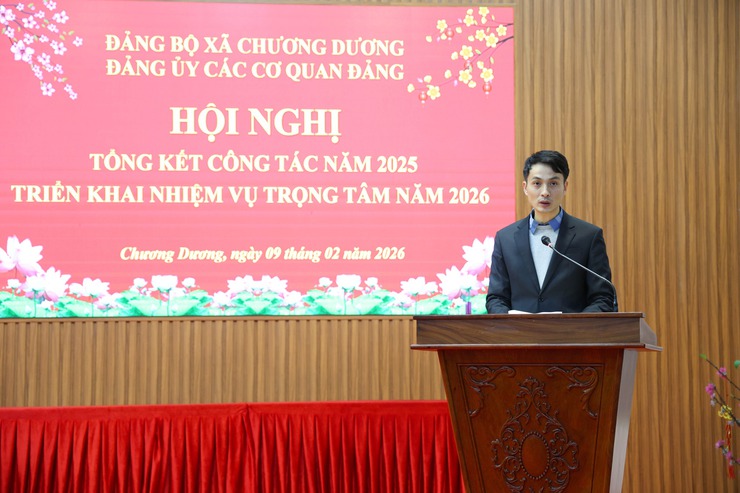 Đảng bộ các Cơ quan Đảng xã Chương Dương tổng kết năm 2025- Ảnh 1.