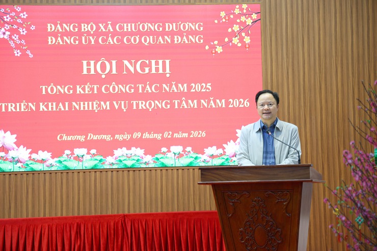 Đảng bộ các Cơ quan Đảng xã Chương Dương tổng kết năm 2025- Ảnh 3.