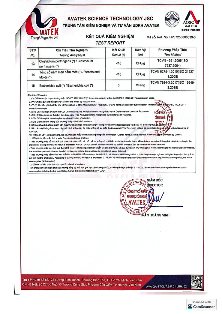 Bản tự công bố sản phẩm Chè đỗ đen- Ảnh 7.