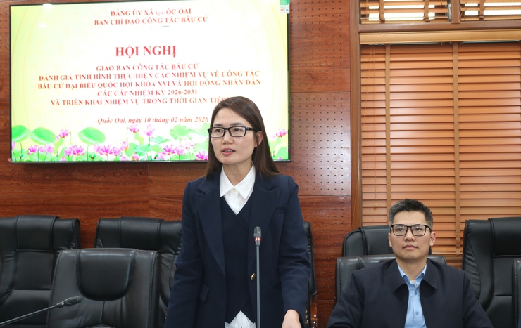 Xã Quốc Oai triển khai đồng bộ, đúng tiến độ công tác chuẩn bị bầu cử Đại biểu Quốc hội khóa XVI và HĐND các cấp- Ảnh 8.