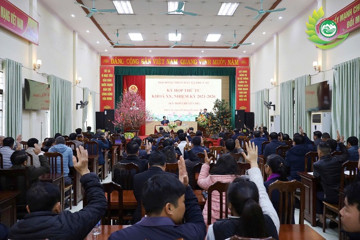 HĐND xã Phú Cát tổ chức kỳ họp thứ Tư (kỳ họp chuyên đề) khóa XX- Ảnh 8.