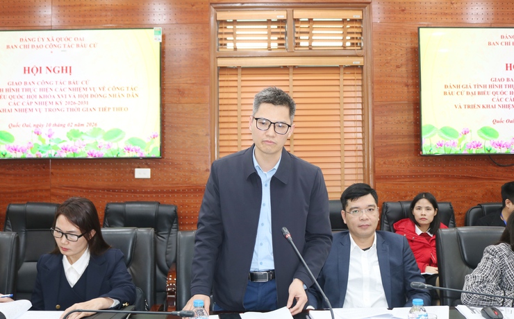 Xã Quốc Oai triển khai đồng bộ, đúng tiến độ công tác chuẩn bị bầu cử Đại biểu Quốc hội khóa XVI và HĐND các cấp- Ảnh 9.