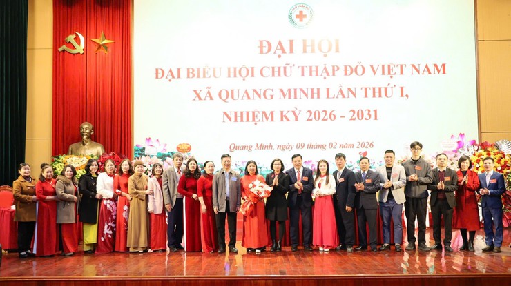 Đại hội Đại biểu Hội Chữ thập đỏ Việt Nam xã Quang Minh lần thứ I, nhiệm kỳ 2026-2031 thành công tốt đẹp- Ảnh 4.